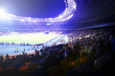 Futbol Stadyumu arka plan.