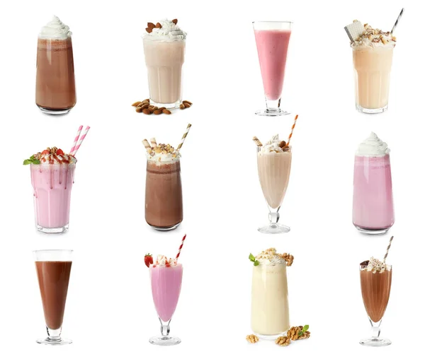 Delicious milk shakes — Stock Photo, Image