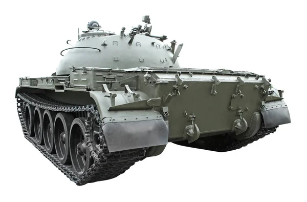 Military tank on white — Stock Photo, Image