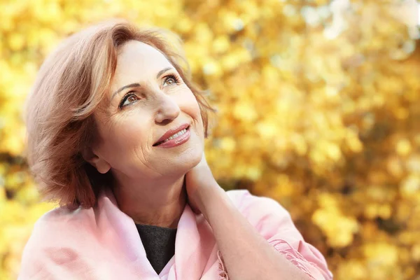 Gorgeous middle aged woman — Stock Photo, Image