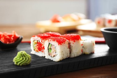 Lezzetli sushi seti