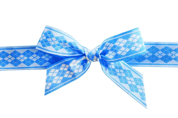 Silk ribbon with bow — Stock Photo, Image