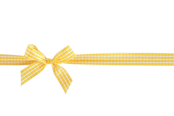 Silk ribbon with bow — Stock Photo, Image