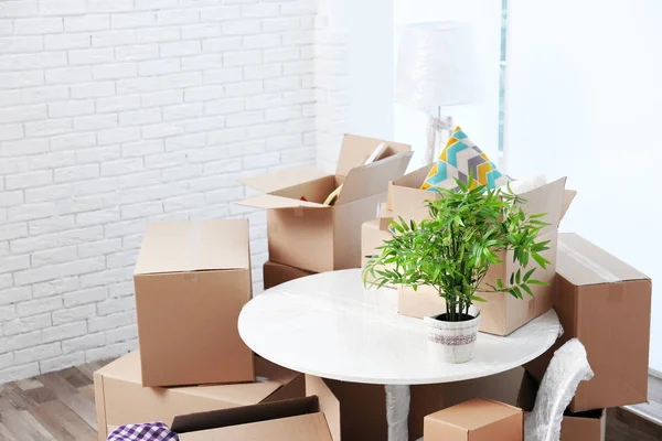 Huis Moving Concept — Stockfoto