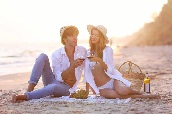 Couple having date — Stock Photo, Image