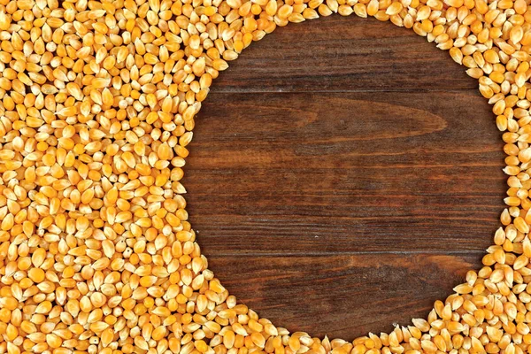 Zrna kukuřice s prostorem — Stock fotografie