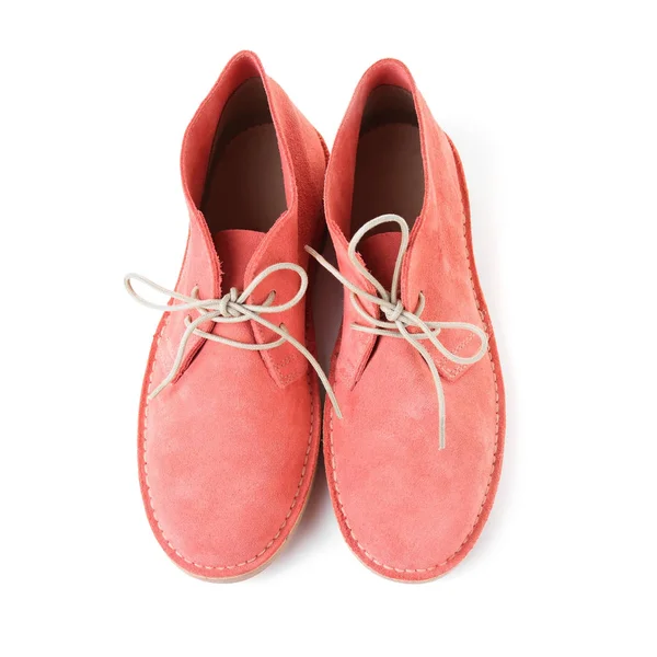 粉红色的鞋子白色 — 图库照片
