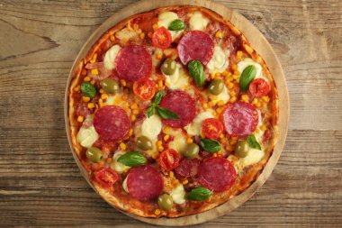 lezzetli ev yapımı pizza