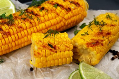 Lezzetli ızgara mısır