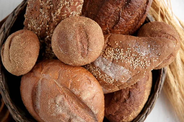 Lotes de pão fresco — Fotografia de Stock