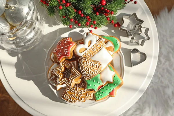 Tasty gingerbread cookies — Stock Photo, Image