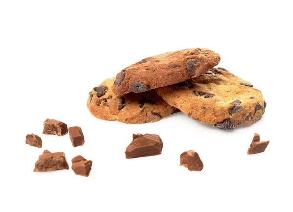 Galletas sabrosas con chocolate —  Fotos de Stock