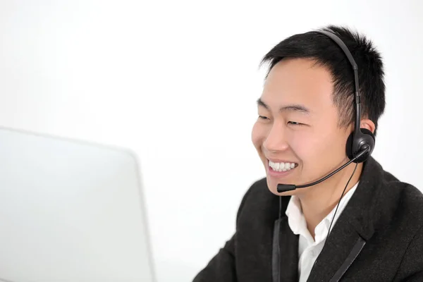 Exploitant callcenter — Stockfoto