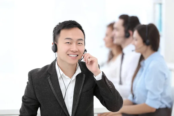 Operatore del call center — Foto Stock