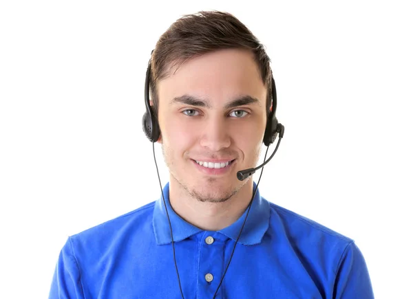 Call center operator — Stock Photo, Image