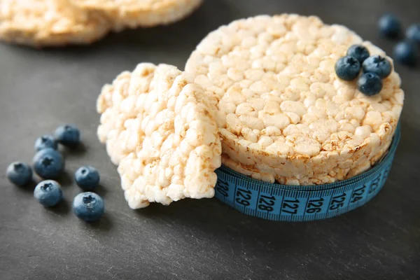 Round rice crisp breads — Stock Photo, Image