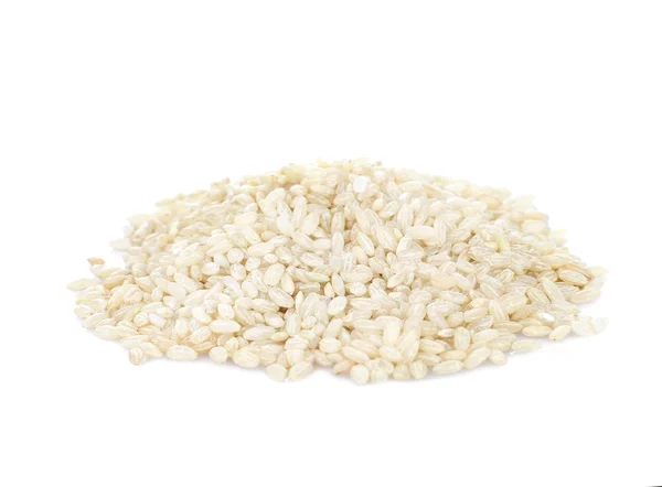 갈색 짧은 곡물 쌀 — 스톡 사진