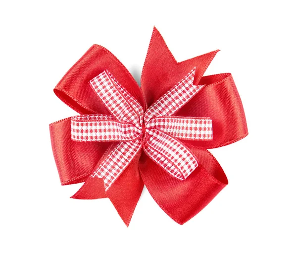 Festive red bow — Stock Photo, Image