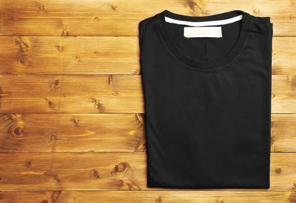 Blank black t-shirt — Stock Photo, Image
