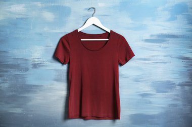 Boş tişört bordo
