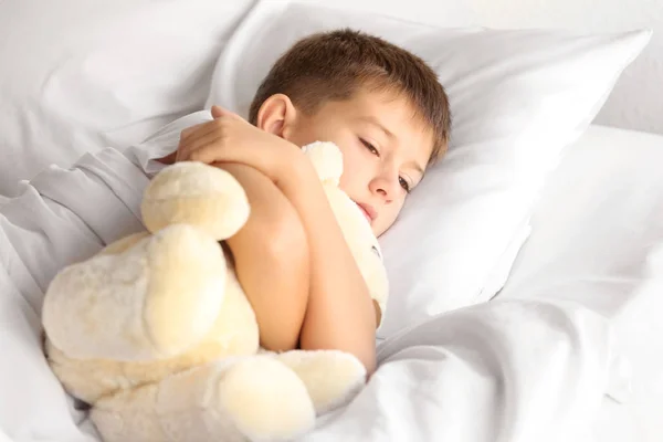 Small sick boy — Stock Photo, Image