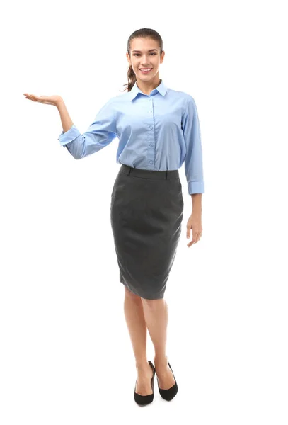 Young beautiful businesswoman Stock Image