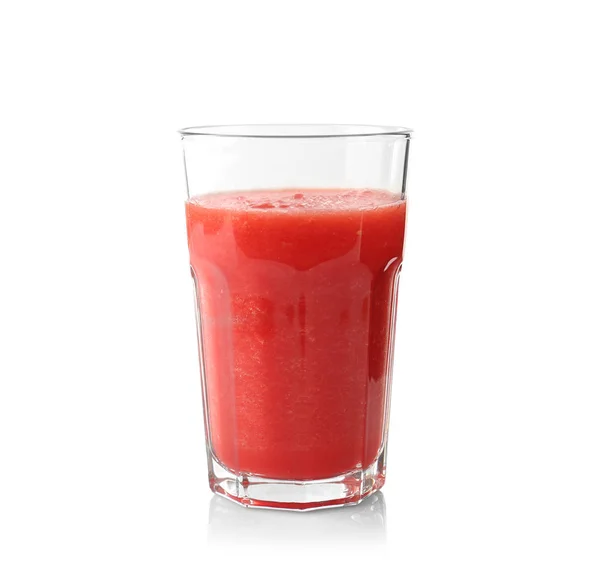 Glas met watermeloen smoothie — Stockfoto