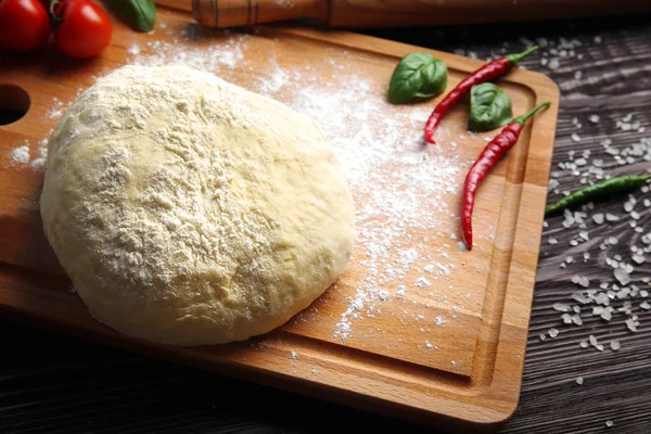 Preparação pizza caseira — Fotografia de Stock
