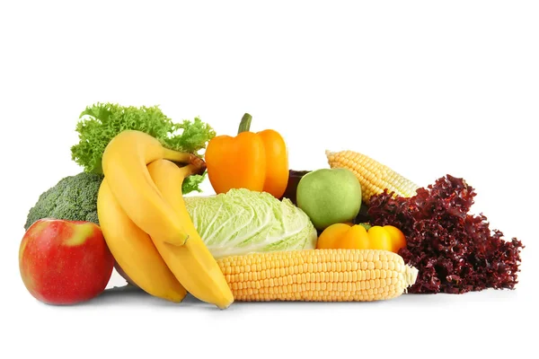 Collection of fruits and vegetables — Stock Photo, Image