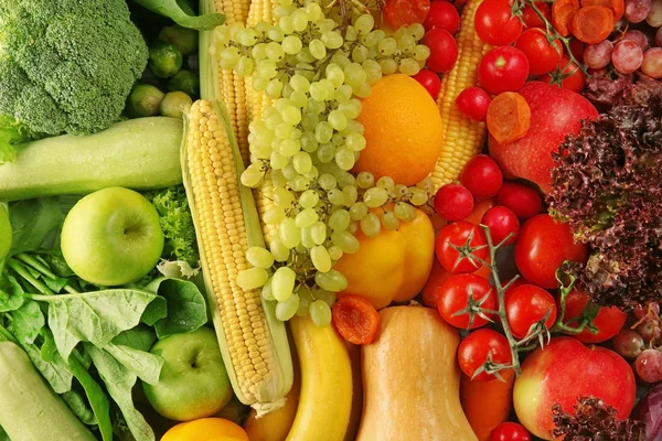 水果和蔬菜的模式 — 图库照片