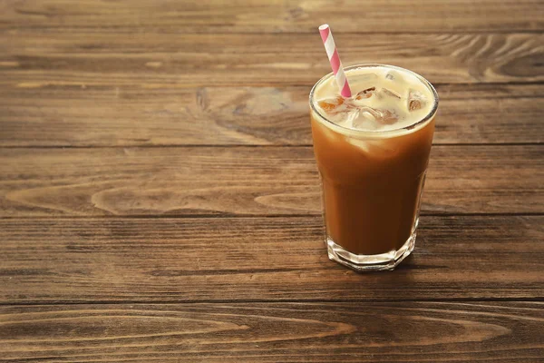 Стакан холодного кофе — стоковое фото