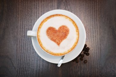 Sıcak lezzetli kahve Kupası