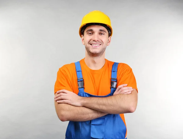 Hermoso trabajador de almacén — Foto de Stock