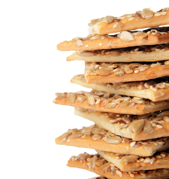 Stack of Cereal cookies — Stock Photo, Image