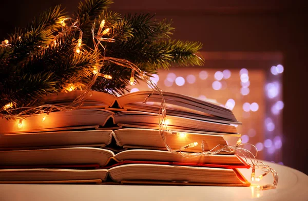 Pile of opened books — Stock Photo, Image