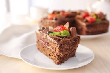 lezzetli çikolatalı kek