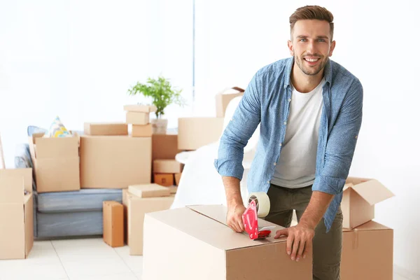 Huis Moving Concept — Stockfoto
