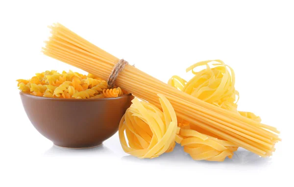 Verschiedene Arten von Pasta — Stockfoto