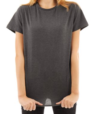 boş t-shirt, kadın