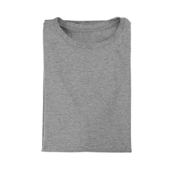 Camiseta gris en blanco — Foto de Stock