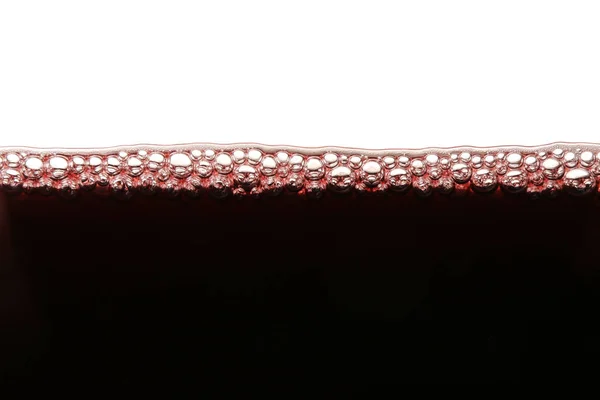 Red wine bubbles — Stock Photo, Image