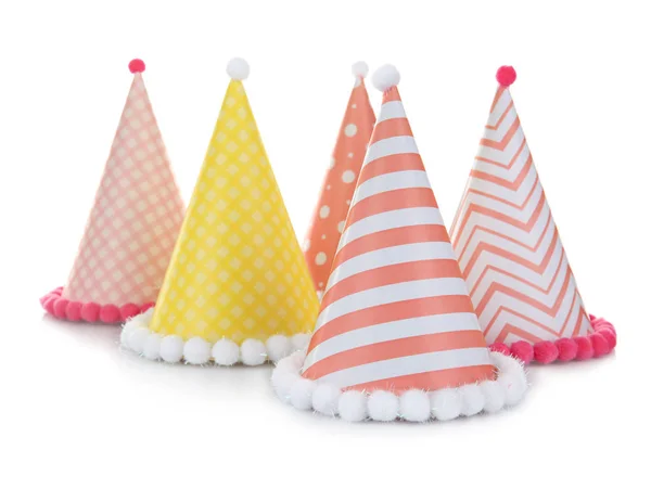 Chapéus coloridos para festas — Fotografia de Stock
