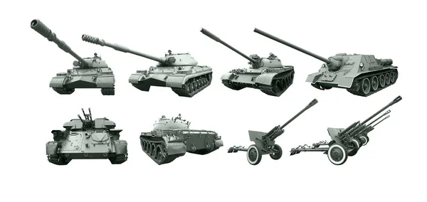 Set di attrezzature militari — Foto Stock