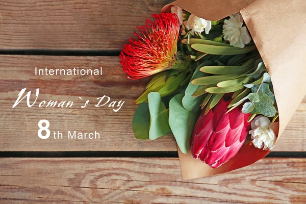 Tekst internationale Woman'S Day — Stockfoto