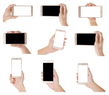 modern akıllı telefonlar ile el