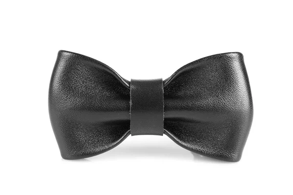Leather bow tie — Stock Photo, Image