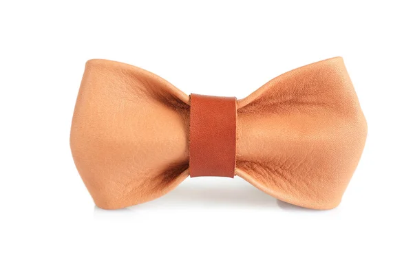 Leather bow tie — Stock Photo, Image