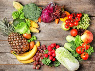 meyve ve sebze arka planı