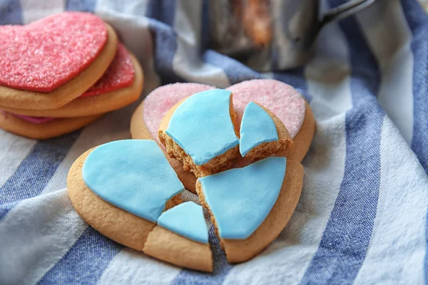 Herzförmige Plätzchen — Stockfoto