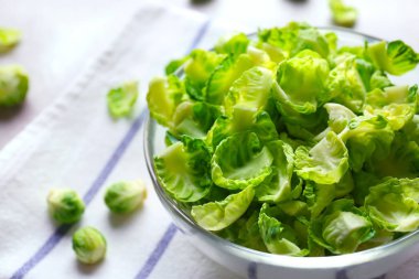 Brüksel lahanası cam kase 